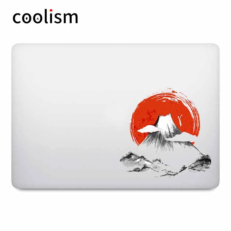 Японская наклейка для ноутбука Fuji с креплением рисования чернилами MacBook Air Pro Retina