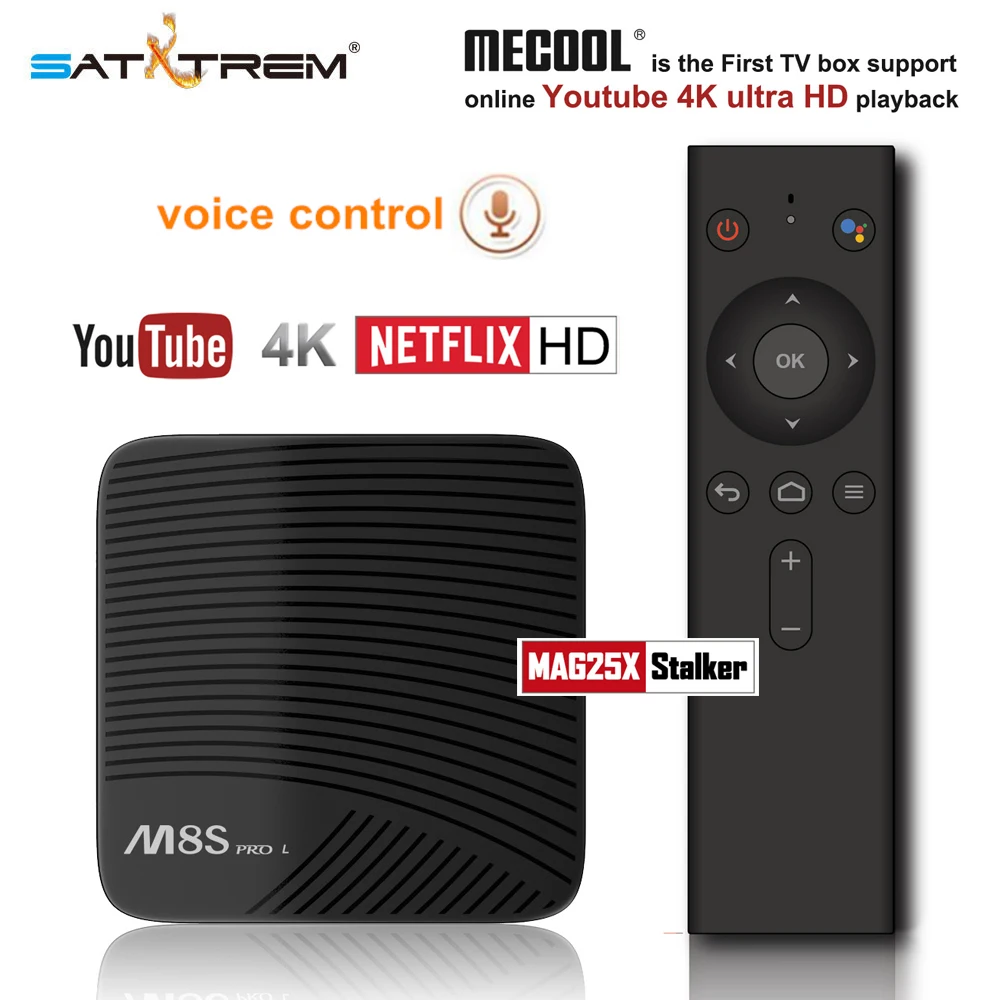 Mecool M8S PRO L Voice Control Smart TV Box Android 7.1 Amlogic S912 2GB/3GB DDR3 16GB/32GB Octa Core Bluetooth 4K Set-top Box Mecool M8S PRO L Voice Control Smart TV Box Android 7.1 Amlogic S912 2GB/3GB DDR3 16GB/32GB Octa Core Bluetooth 4K Set-top Box