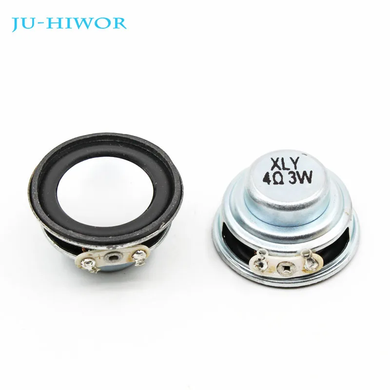 

2pcs 4R 3W Loudspeaker 32MM Speaker 18MM Internal Magnetic Single Magnet PU Edge Height 17MM