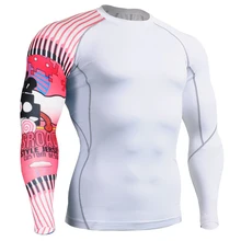 Обычный Для мужчин футболка Uniquel Стиль Акула Сёрфинг Рубашки для мальчиков пользовательские свой человек футболки Многофункциональный сжатия рубашка для спорта