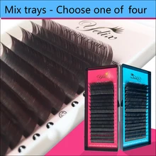 1 Box/set Eyelashes Natural False Eye Lashes Mink Cilios Posticos Individual Eyelash Extension Fake Kirpik Silk Lash Human Hair