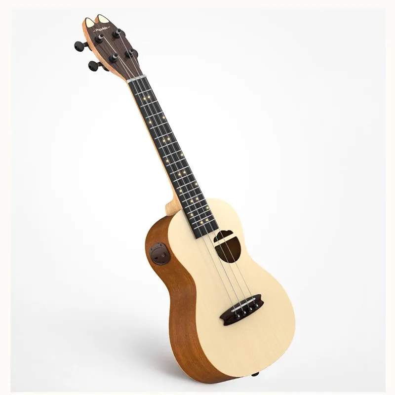 Xiaomi Populele Ukulele Electric 23 Inch Guitar APP Control LED Bluetooth USB With LED Light for Beginners Guitar enthusiast Xiaomi Populele Ukulele Electric 23 Inch Guitar APP Control LED Bluetooth USB With LED Light for Beginners Guitar enthusiast