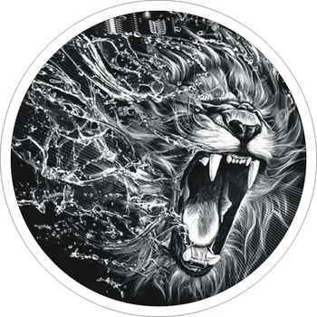

5D DIY Diamond Painting Animal Water Drop Lion Head Full Diamond 3D Diamond Painting Set Home Decoration Gift T369