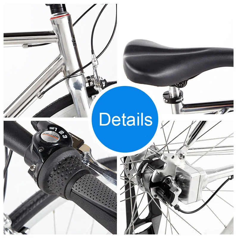 JDC-RS200 Лидер продаж 700C Chainless шоссейные велосипеды, 3-Шестерни приводным валом, ретро велосипедный спорт, Алюминий сплав жесткий каркас