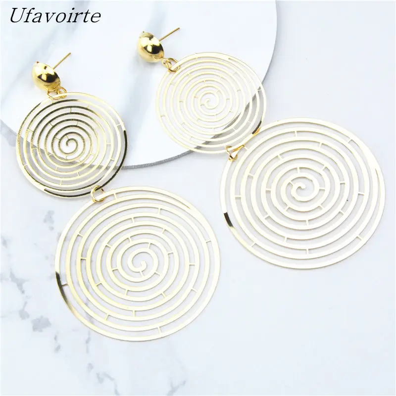 

Ufavoirte Jewelry Alloy Geometric Hollow Earrings Jewelry For Women