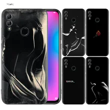 Силиконовый чехол для huawei Honor 10 9 Lite 8X 8C 8A Y6 Y7 Y9 7A рro рrime 7C 2018 2019 V20 женщина темно черый queen(China)