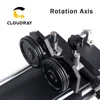 Cloudray accessoire de gravure rotatif avec rouleaux moteurs pas à pas pour Machine de découpe de gravure Laser modèle A ► Photo 3/6