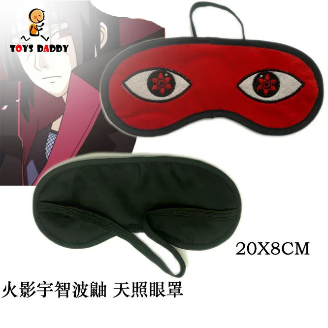 Us 238 Hot Sale 8cm Naruto Eyepatch Eye Sleep Mask Amaterasu Rinnegan Sharingan Animation Action Figure Eyeshade Gift In Action Toy Figures From