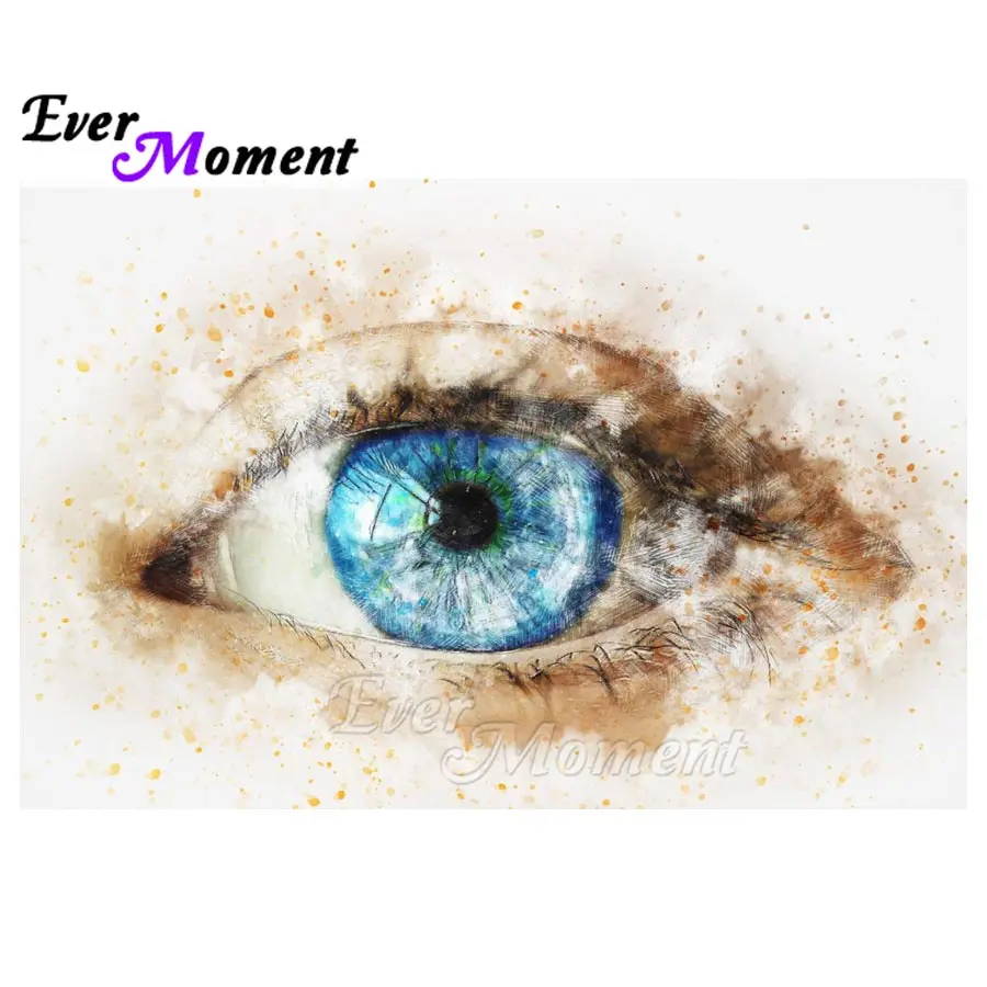 

Ever Moment 5D DIY Diamond Painting Eye Diamond Mosaic Full Square Drills Rhinestone Artwork Home Decoration ASF1238