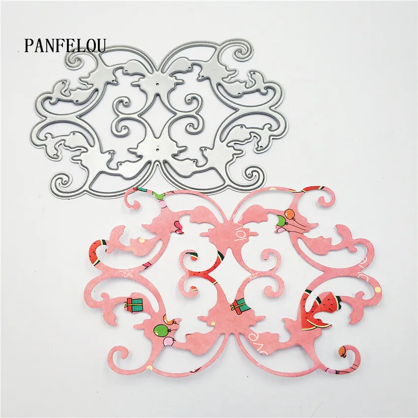 PANFELOU Rose flower bed Scrapbooking DIY Halloween Embossing mould card paper die stencils punch Metal cuts dies cutting