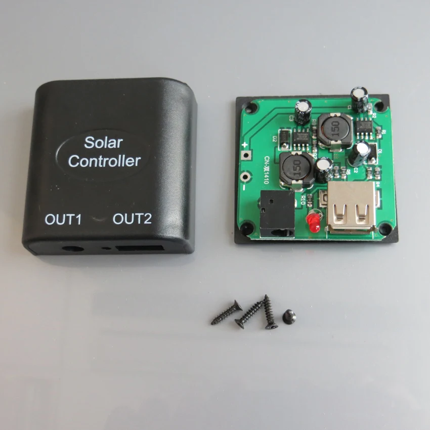 

5v 2A USB + 9/12/15/18V Charge Voltage Controller Regulator 6V-10V input 5Vdc