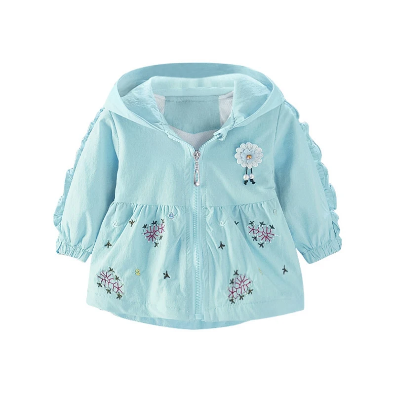 

Autumn Kids Clothes For Girls Toddler Baby Jacket Coat Hooded Windbreaker Outerwear Children Girls Costume Baby Clothes