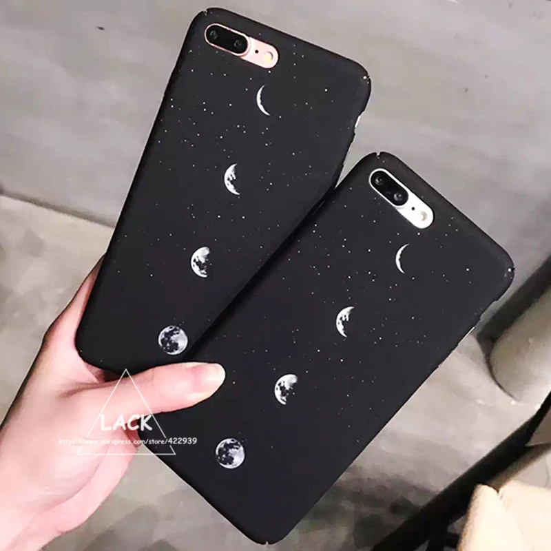 LACK Moon Space Lunar Eclipse Phone Case For iPhone 7 Case