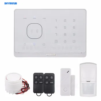 

DIYSECUR GSM RFID Alarm System with Touch Screen and SMS/RIFD APP control! Best Smart Home Alarm System