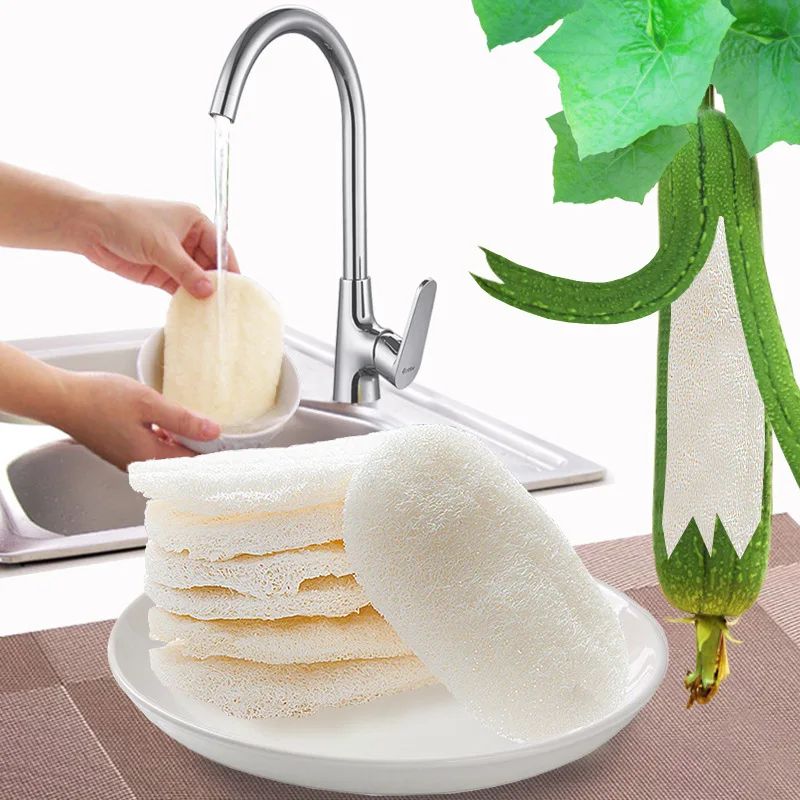 

Clean To Remove Oil Stains Natural Soft Towel Gourd Loofah Wash Dishcloth Wash Dish Brush Pan Wash Dish Sponge Wash Dish Towel