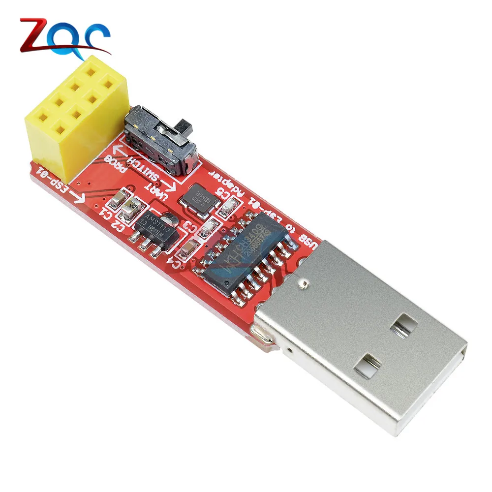 CH340 USB к ESP8266 серийный ESP-01 ESP-01S адаптер беспроводной Wi-Fi плата разработки ESP01 ESP01S программист адаптер модуль