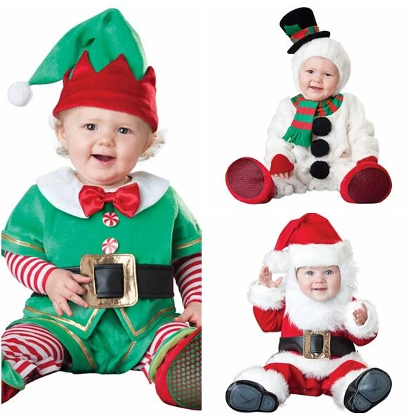 Unisex Baby Christmas Rompers Suit Santa Claus Elf Costume Kids Unisex Baby Christmas Rompers Suit Santa Claus Elf Costume Kids Clothing Set Toddler Animal Cosplay Jumpsuits - Unisex Baby Christmas Rompers Suit Santa Claus Elf Costume Kids