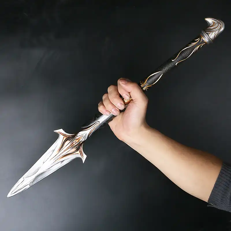 57CM Assassin/'s Creed Odyssey Leonidas PVC Spear 9th Generation COS Sleeve Sword