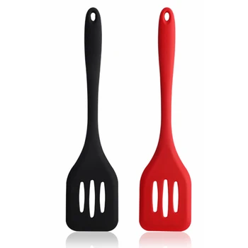 

1Pc Silicone Slotted Turner Kitchen Cooking Tools Non-Stick Cooking Spatula Pancake Frying Pan Shovel Silicone Cooking Utensils
