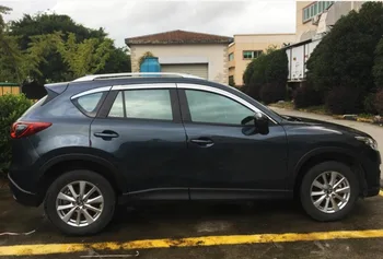 

ABS Chrome plastic Window Visor Vent Shades Sun Rain Guard car accessories for Mazda CX-5 CX 5 2013 2014 2015 2016 car styling