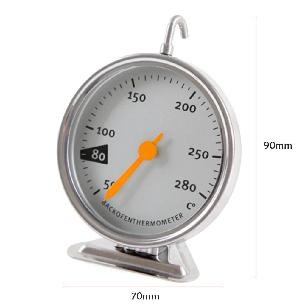 Кухонная электрическая духовка термометр 50-280 ° C Температура пищевого мяса стоячий циферблат датчик из нержавеющей стали термометр для духовки посуда для выпечки