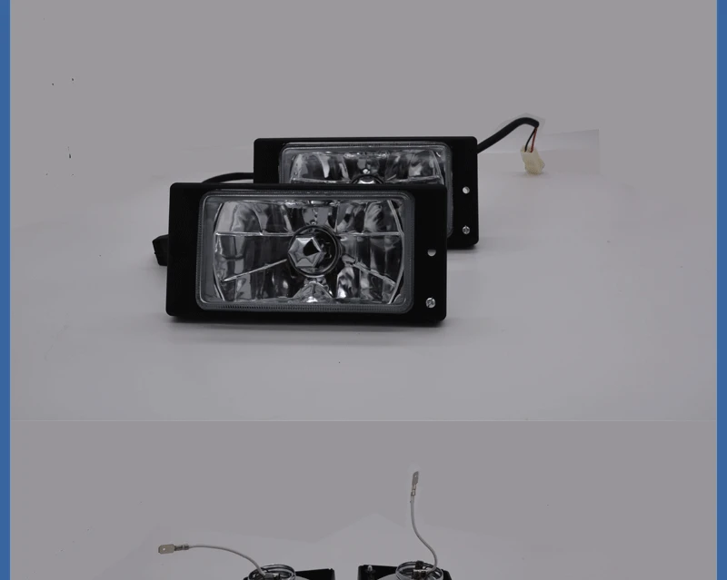 JanDeNing Автомобильные противотуманные фары для LADA 2110~ 2115 прозрачная галогеновая лампа передние противотуманные фары бампер лампы Комплект русский специальный противотуманный фонарь