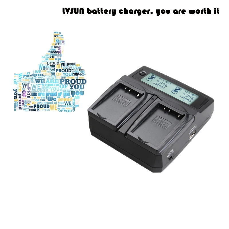 LVSUN DC & Автомобильное Универсальное зарядное устройство для телефона BP 70A BP70A