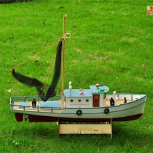 ZHL Naxos рыболовная лодка модельный комплект деревянный корабль