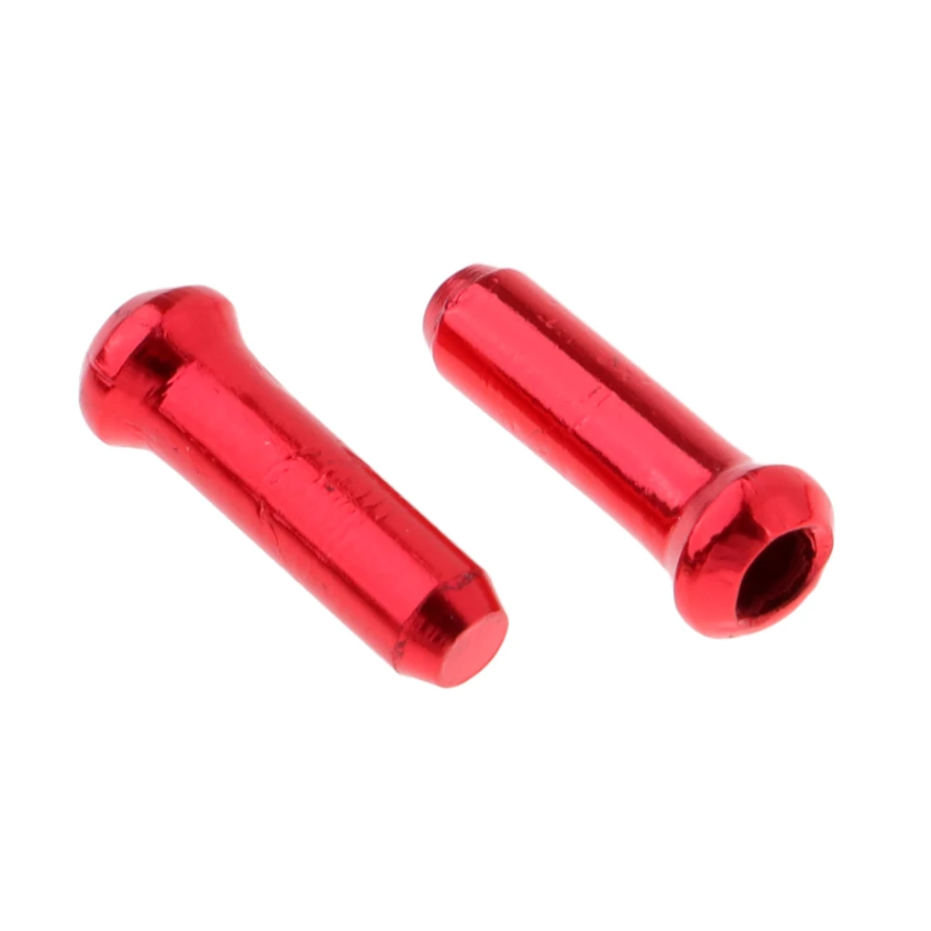Pack of 500 Brake Cable Tips Alloy Wire End Crimps Length 11mm Road Mountain Bicycle Bike Brake Tips Shifter Bike Cable End Caps