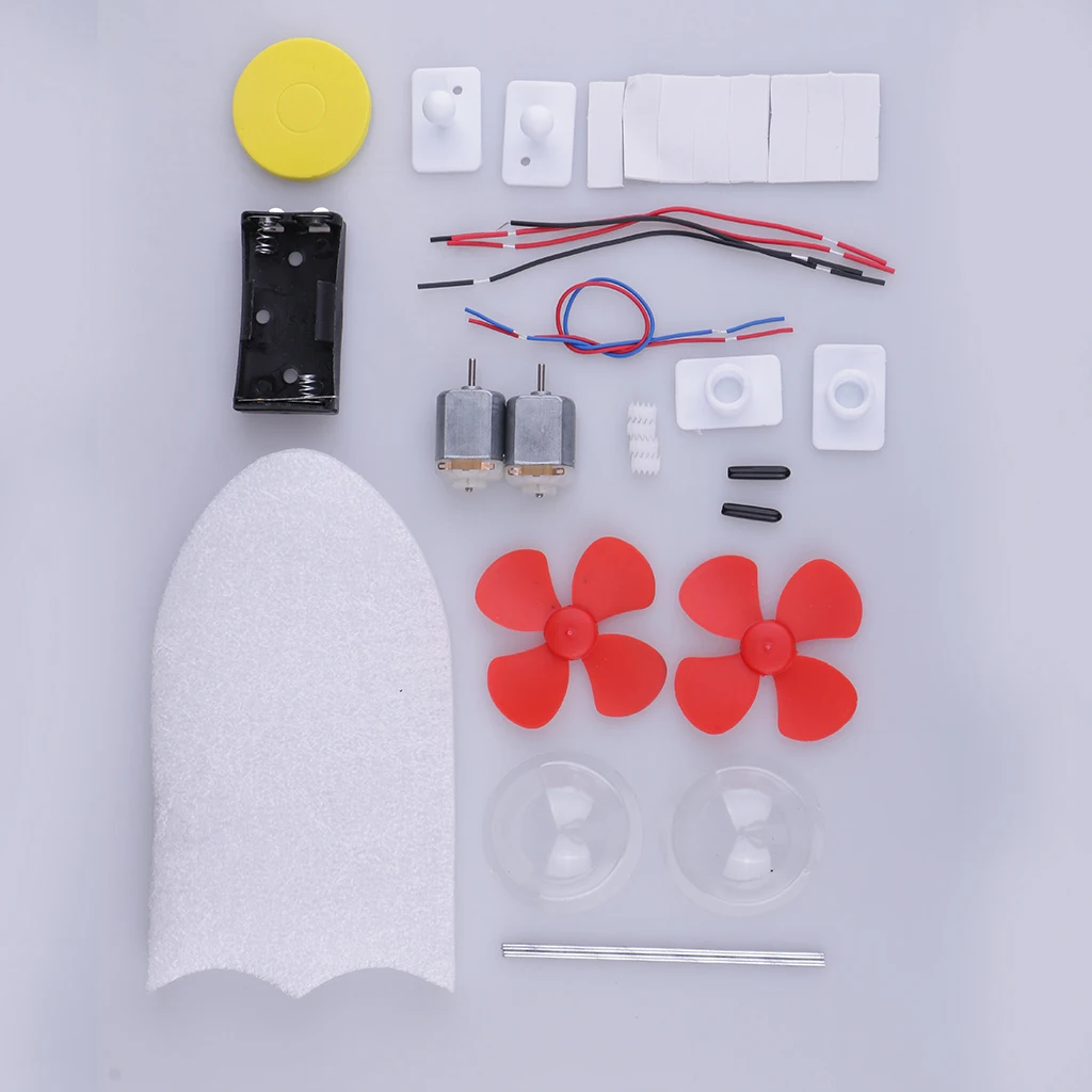 Science DIY RC Racing Boat Kit Scientific Experiment Material Education Toys School Class Learning Tools Toy For Student