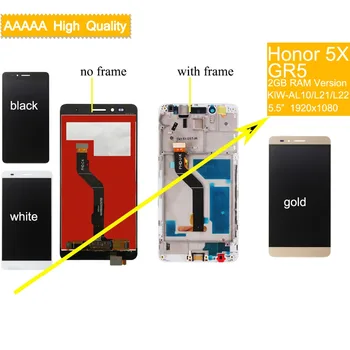 

For Huawei Honor 5X LCD Display Touch Screen Digitizer Assembly Replacement For Huawei GR5 KIW-AL10 KIW-L21 KIW-L22 LCD