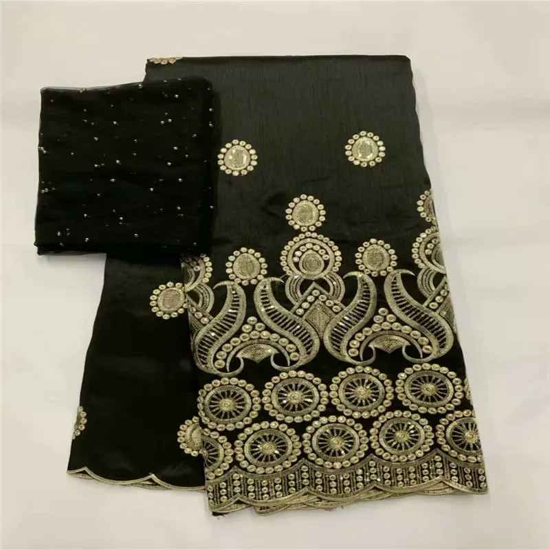 black gold lace fabric