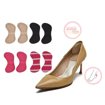 

6 Pair Women Sponge High Heels Cushion Protector Foot Feet Care Shoe Back Insert Pads Insoles Stickers