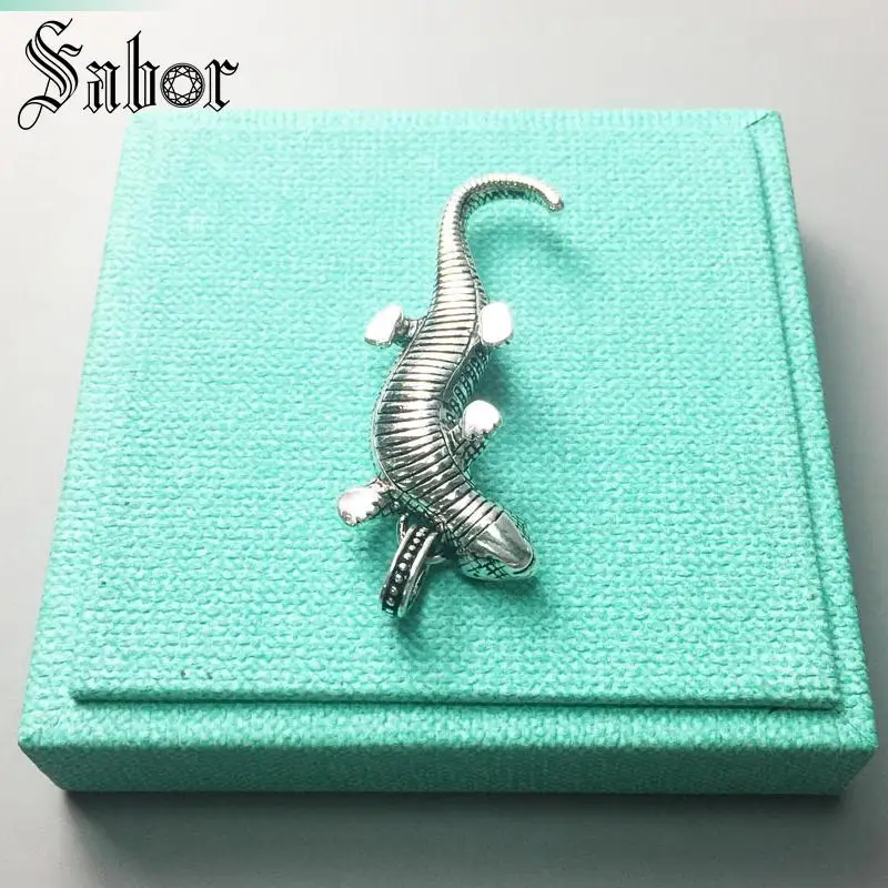Подвески модные Rebel Salamander для женщин и мужчин подарок серебряный цвет сердце Fit Link