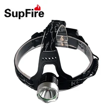 Supfire1500 Lms CREE XML-T6 налобный фонарь Перезаряжаемый 18650 батареей для рыбалки кемпинга