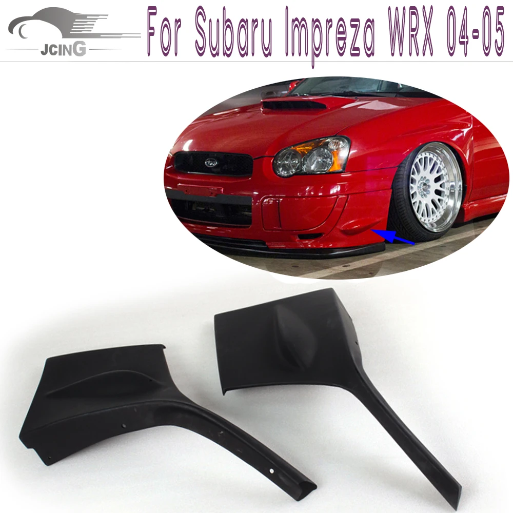 

Front Bumper Splitters Lip Aprons Fit for Subaru Impreza WRX 04-05 Unpainted