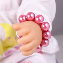 2017 New Doll Accessories Hot Pink Pearl Bracelet Fit For Americal Girls 43cm Doll Baby Born