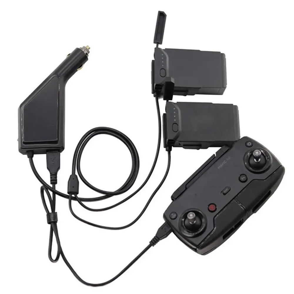 Автомобильное зарядное устройство для DJI Mavic Air интеллектуальное зарядное устройство для аккумулятора Mavic Air автомобильный разъем USB адаптер мульти зарядное устройство для автомобиля - Цвет: 3