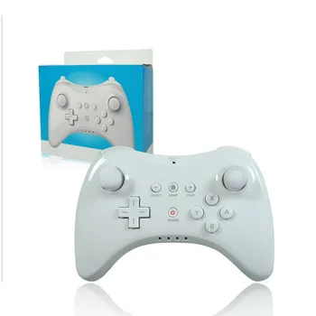 

2018 Classic Dual Bluetooth Wireless Remote Controller USB U Pro Game Gaming Gamepad for Nintendo for W-ii U White Black