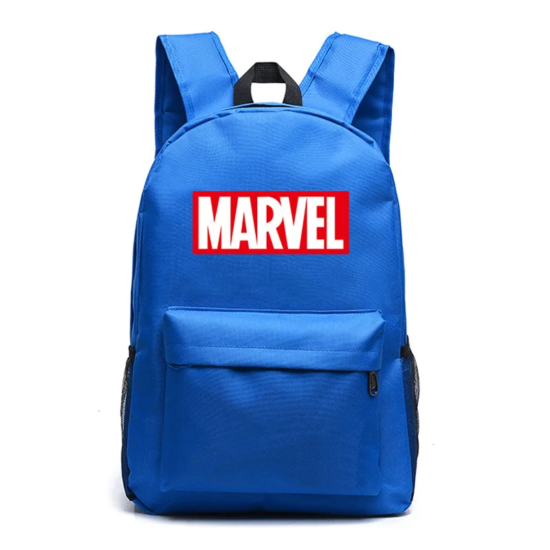 Marvel Letter The Luminous Backpack School Bag Super Hero Student Kids Boys Girls School Bookbag Notebook Daily backpack Gift - Цвет: Style 7