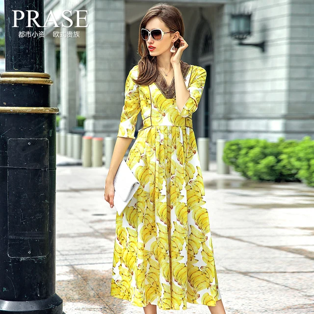 Image result for photos of dresses with banana print