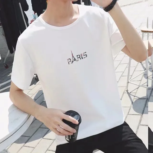 

Alharbi 2019 Summer Running Men Quick Dry breathable Solid color Cotton T Shirt Mens
