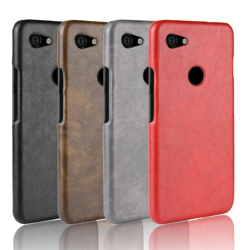 

Litchi Leather Case for Google Pixel 3A 3 XL Pixel3 Cover Back Hard Cover For LG Q7 G8 V40 V50 ThinQ K40 K12 Plus Stylo 5