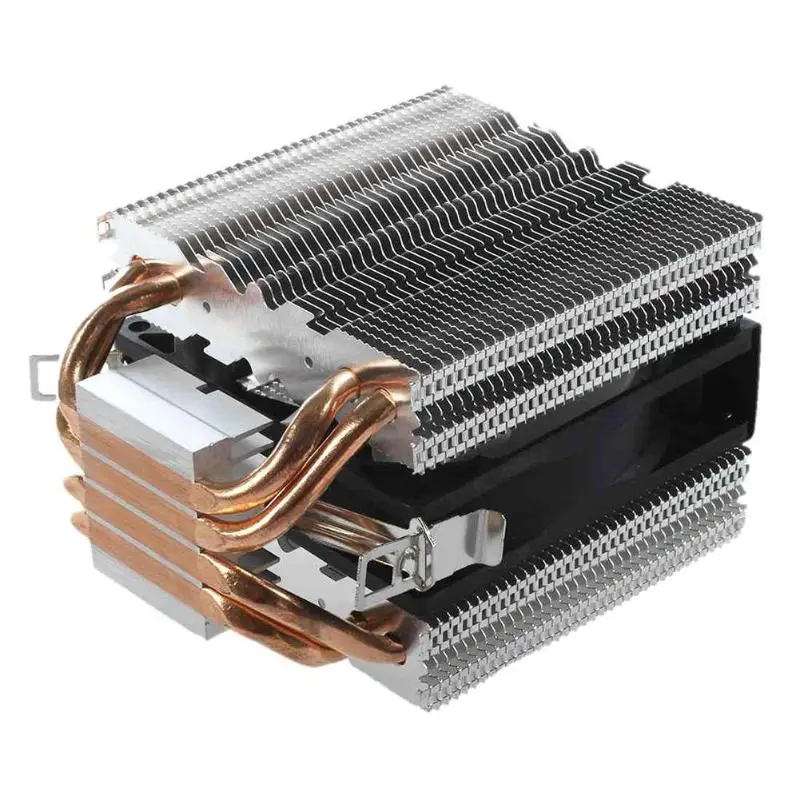 Охладитель процессора вентилятор радиатора 4 шт. Heatpipe радиатор Синий светодиодный гидравлический подшипник тихий 3pin для Intel Socket Core i7/i5/i3