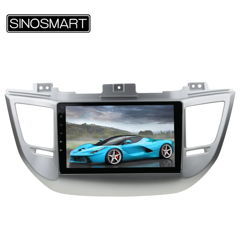 SINOSMART 2.5D IPS/QLED экран 1G/2G GPS навигация плеер для Hyundai Tucson IX35 2009 2017 32EQ DSP 4 г