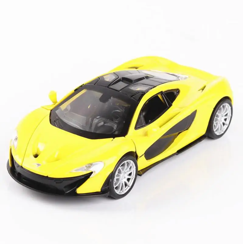 1:32 весы Mclaren P1 Металлический Игрушечный Автомобиль с 3 режимами открывания
