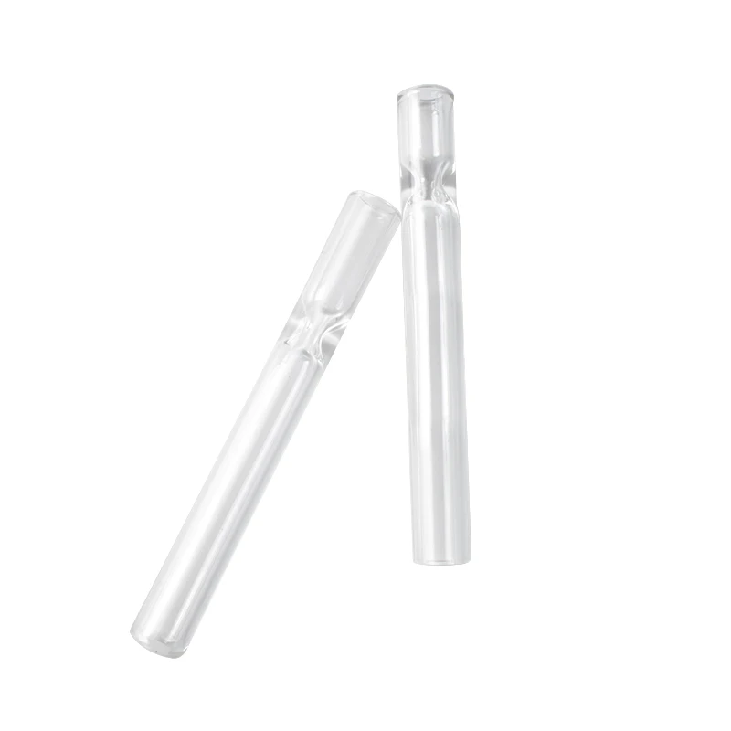 

Custom Clear Glass Tobacco Smoking Rose Quartz Crystal Pipe