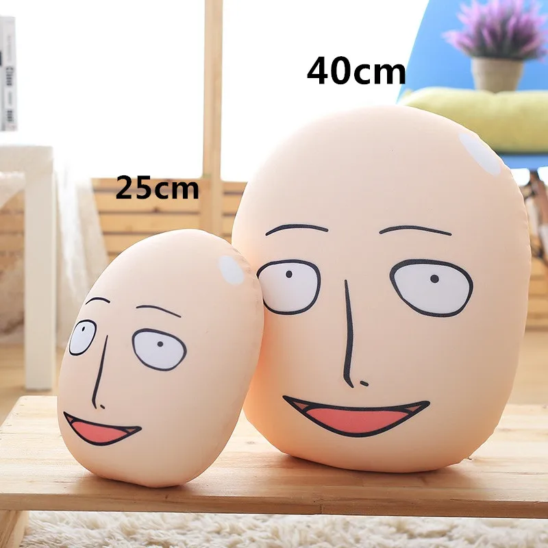 Игрушки ONE PUNCH для мужчин плюшевая кукла Сайтама Подушка дырокол забавная