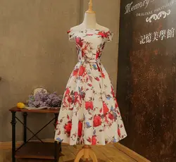 Лидер продаж с открытыми плечами печати из сатина длиной до середины икры Выпускные платья 2019 элегантные вечерние vestido de festa
