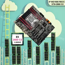 Строительство идеальное компьютер процессор Intel Xeon E5 2660 C2 подножка супер X79 памяти материнской платы 128 г (8*16 г) 1600 мГц DDR3 ECC REG